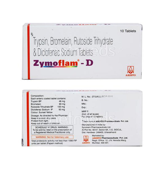 ZYMOFLAM-D TAB 1X10